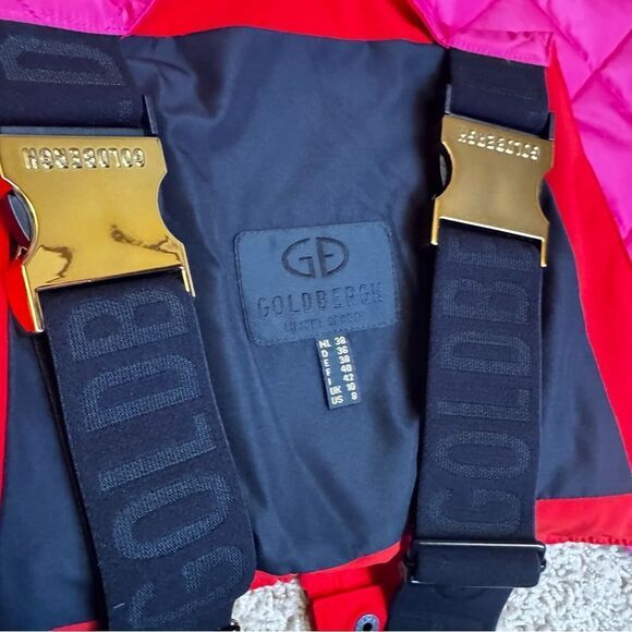 Goldbergh x Revolve KAYA SALOPETTE Ski Pants Overalls NWOT US 8 ski bibs - Picture 4 of 9